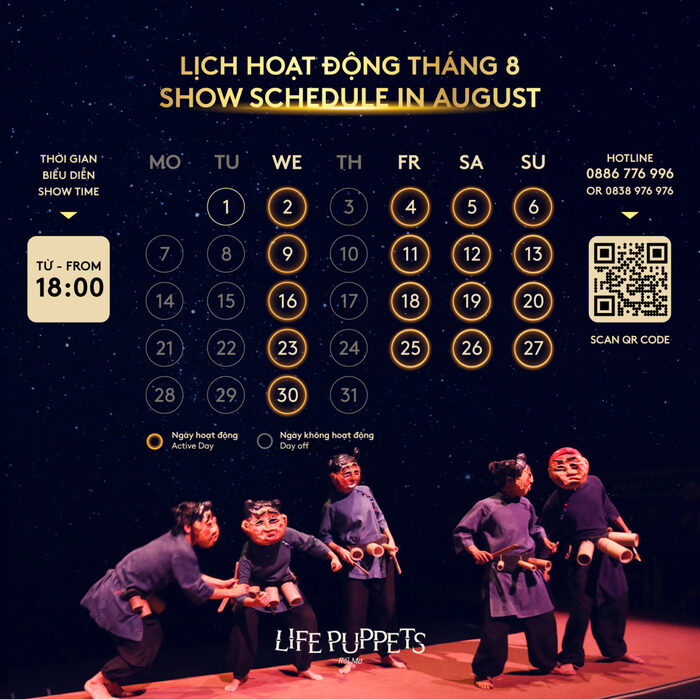 Thông tin lịch biểu diễn nhà hát Đó Nha Trang Khánh Hòa 