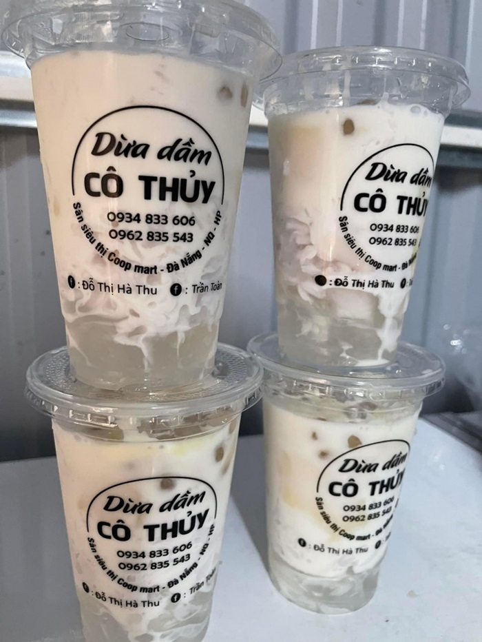 Khám phá các quán dừa dầm ngon tại Hải Phòng - Dừa dầm cô Thủy