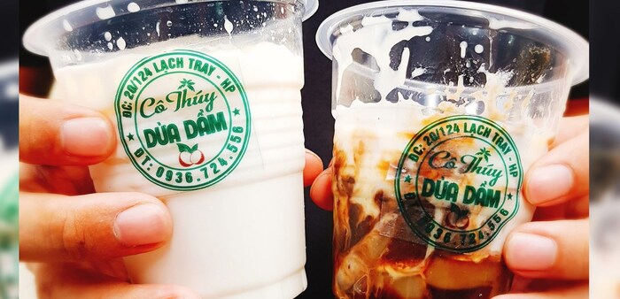 Khám phá các quán dừa dầm ngon tại Hải Phòng - Dừa dầm cô Thúy