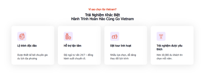 Đơn giản hóa mọi quy trình, tối đa hóa trải nghiệm du lịch cùng Go Việt Nam 