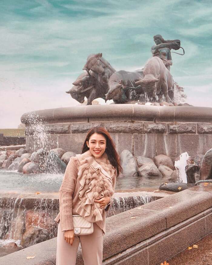 Đài phun nước Gefion Đan Mạch là biểu tượng văn hóa nghệ thuật nổi tiếng của Copenhagen