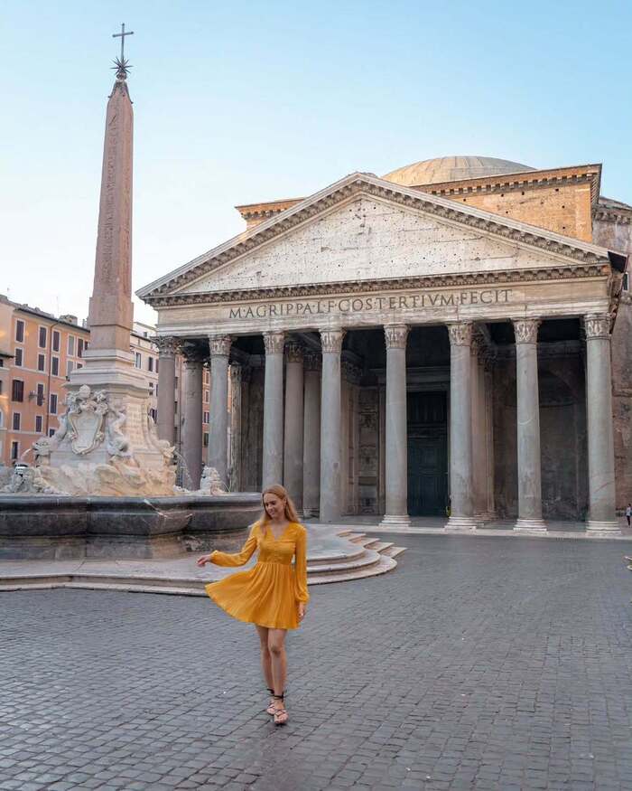 Chiêm ngưỡng kiến trúc đền thờ Pantheon Ý 
