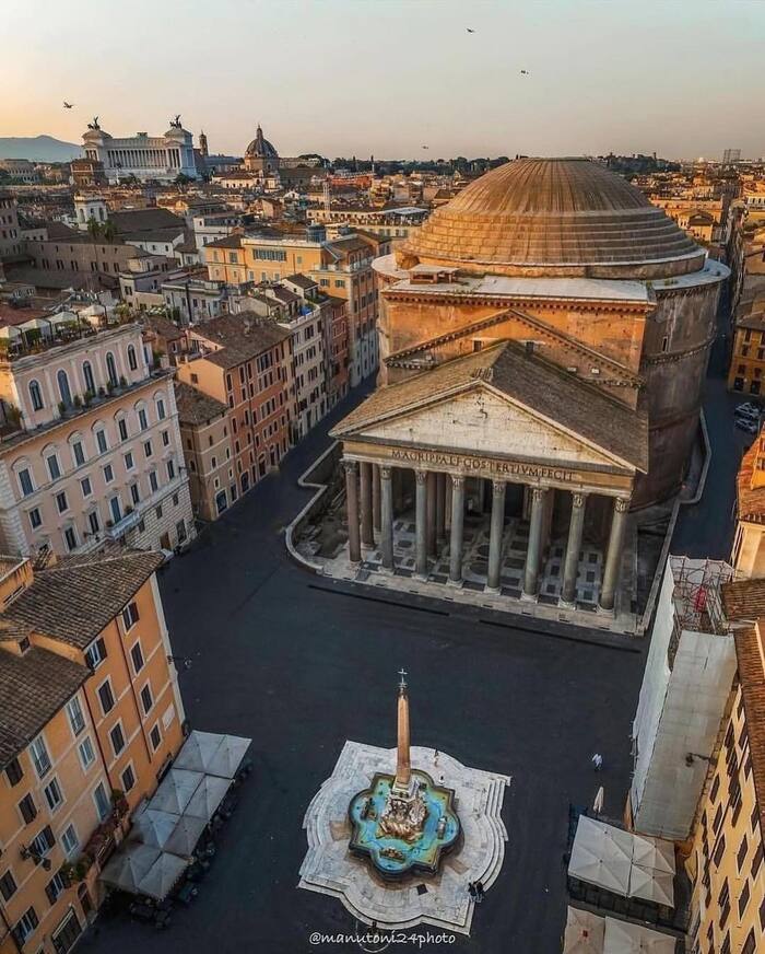 đền thờ Pantheon Ý là công trình La Mã đã tồn tại hơn 2.000 năm