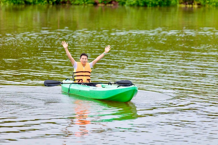 Khu du lịch sinh thái ở Bắc Giang có nhiều trò chơi vận động cho bạn