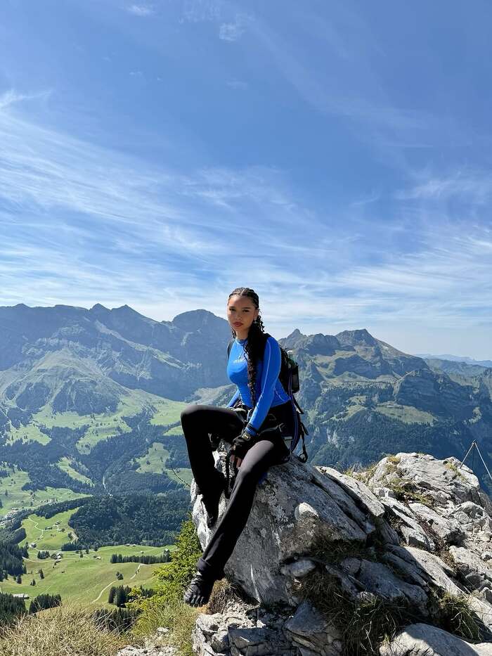 trekking khi đến làng thiên thần Engelberg Thụy Sĩ