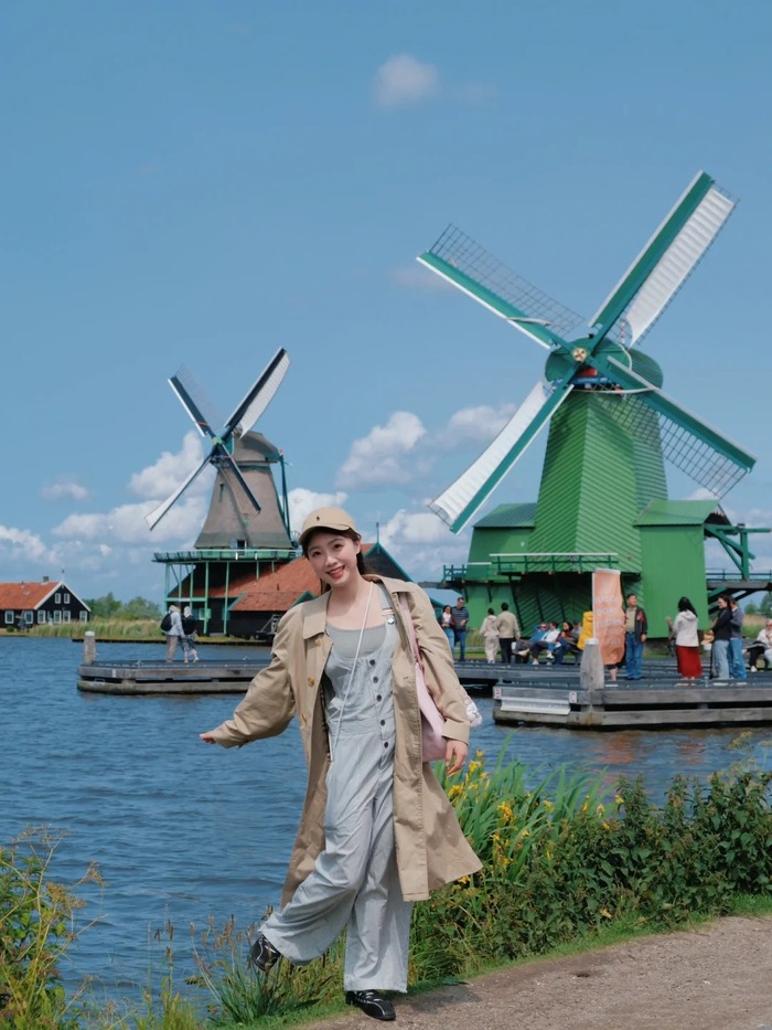  làng Zaanse Schans Hà Lan thơ mộng dòng sông Zaan