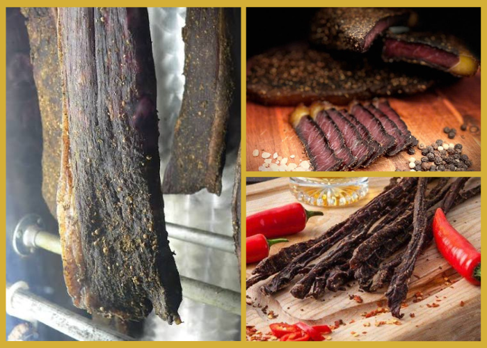 Thịt khô Biltong là đặc sản của Nam Phi - Ảnh: Internet