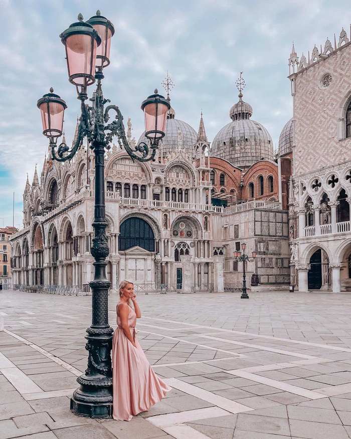 Quảng trường San Marco Ý nằm ở trung tâm thành phố Venice