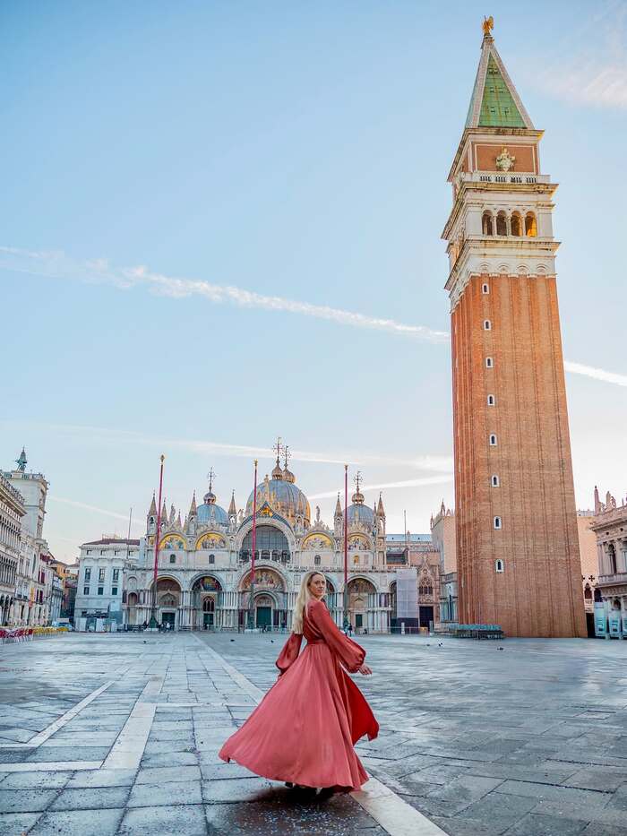 Quảng trường San Marco Ý nằm ở trung tâm thành phố Venice