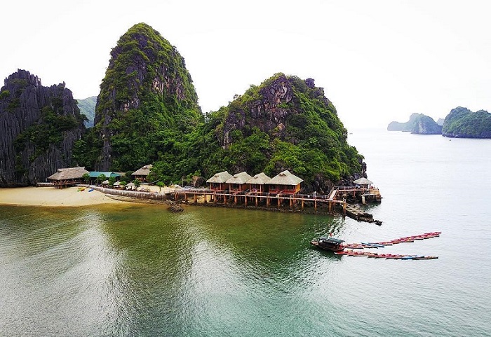 Đảo Nam Cát - Resort nổi đẹp hút hồn tín đồ sống ảo ngay gần Hà Nội