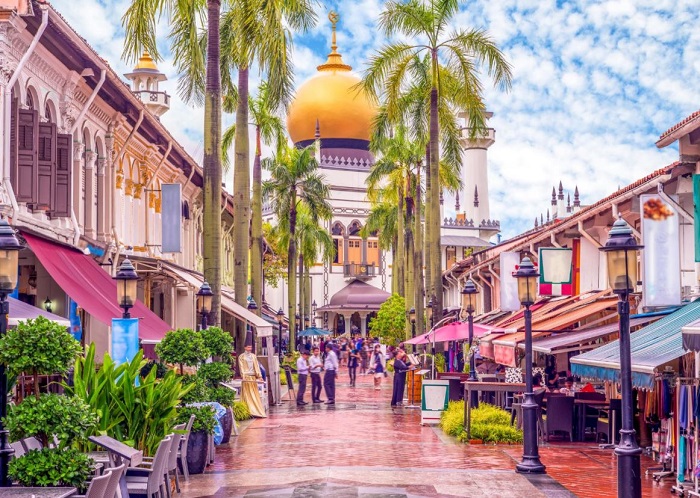 điểm đến sắc màu ở Singapore khu phố Ả Rập
