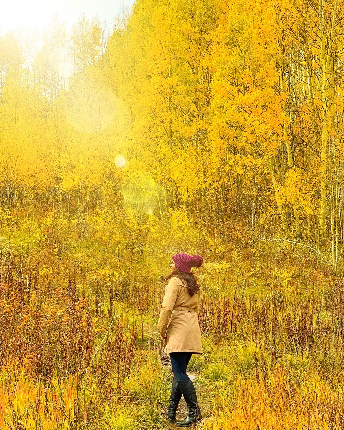 du lịch tháng 10 đến Aspen ngắm lá vàng