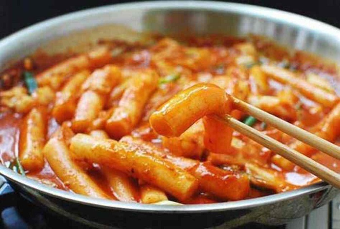 món ăn đường phố ở Seoul Tteokbokki