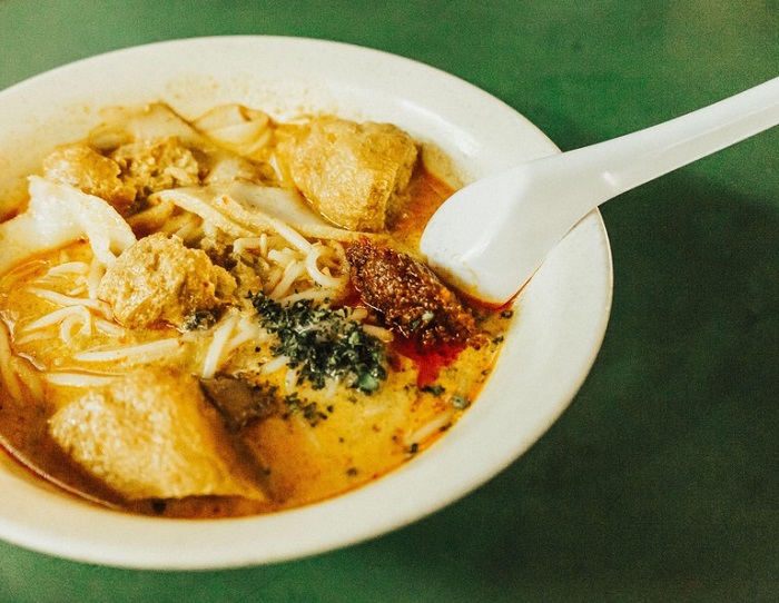 món ăn Singapore Laksa