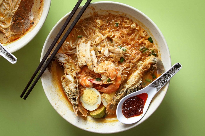 món ăn Singapore Laksa