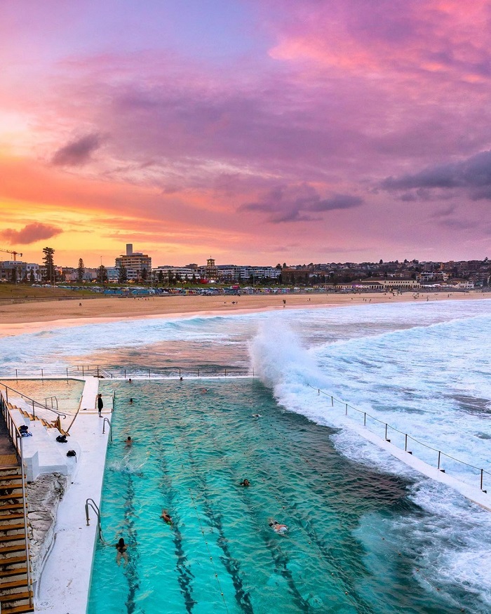 ghé thăm bãi biển Bondi trong một tuần ở Sydney