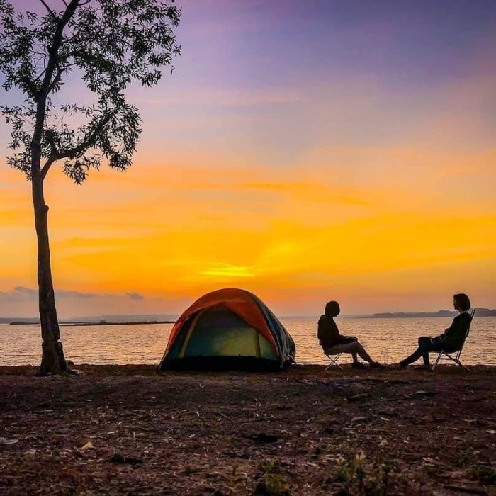 Du lịch hồ Trị An 