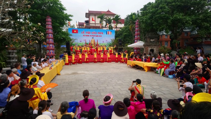 lễ hội của chùa Thái Lạc Hưng Yên