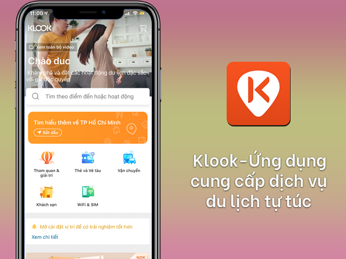 Klook- App đặt tour du lịch uy tín