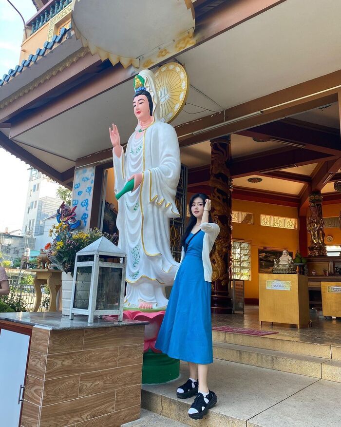 tượng Phật ở chùa Giác Lâm Sài Gòn