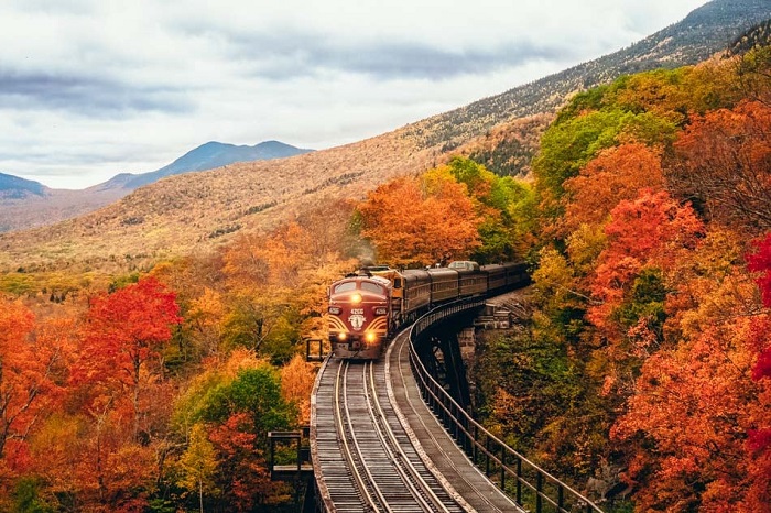 New Hampshire địa điểm ngắm lá mùa thu đẹp nhất nước Mỹ