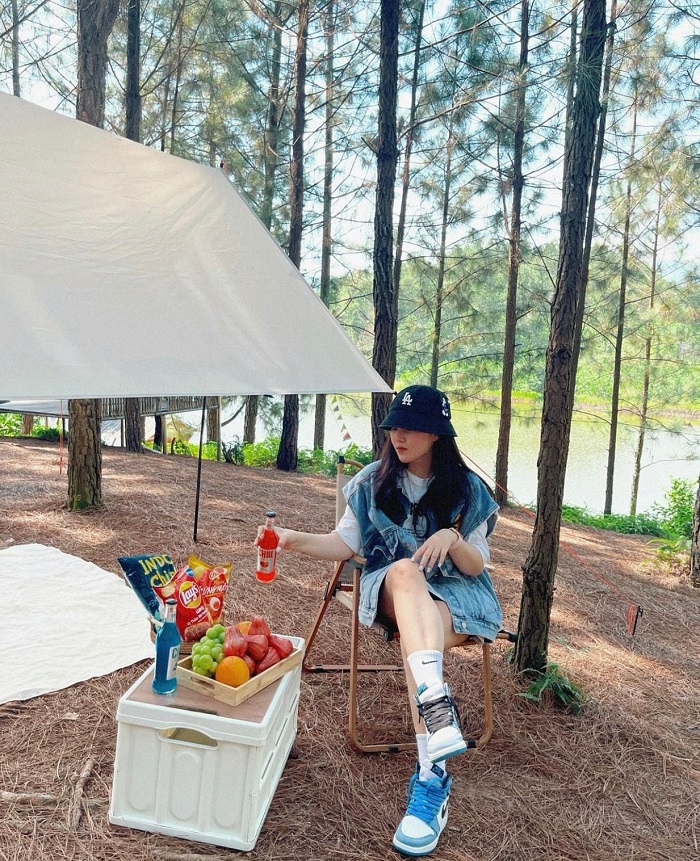 Hồ Ghềnh Chè Thái Nguyên là điểm picnic lý tưởng