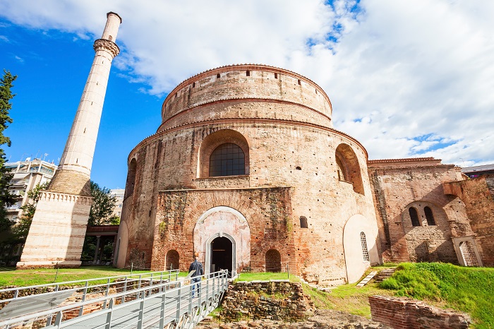 khám phá Thessaloniki Hy Lạp tham quan Cổng vòm Galerius & Rotunda 