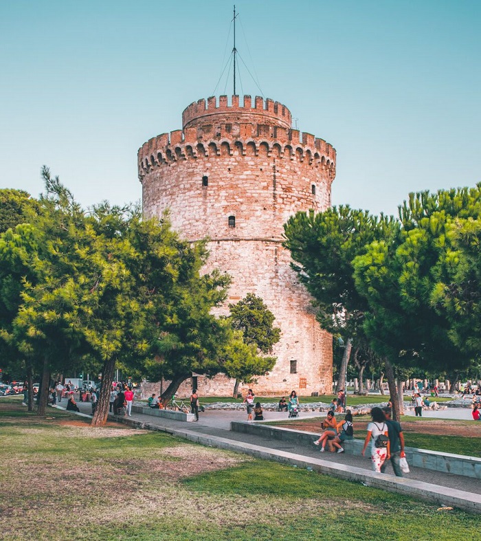 khám phá Thessaloniki Hy Lạp tham quan Tháp Trắng