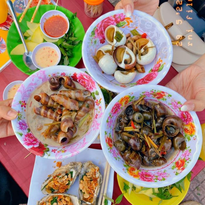 Quán ăn ngon ở Quy Nhơn Ốc Bông 