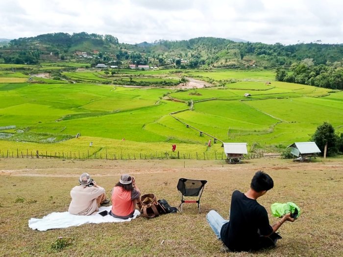 ngôi làng đẹp ở Măng Đen làng Kon Vơng Nia 