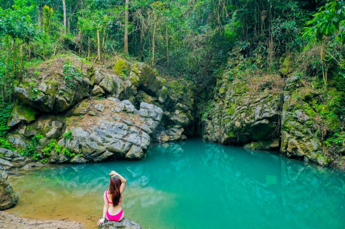 điểm cắm trại ở Quảng Bình Hang Voi – thung lũng Ma Đa