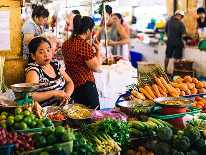 khu chợ nổi tiếng ở Cần Thơ - chợ đầu mối Tân An