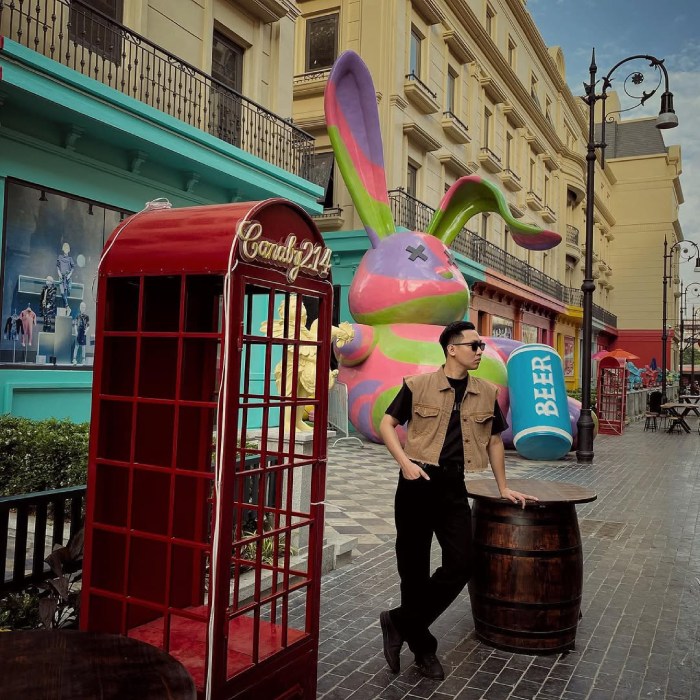 phố đi bộ carnaby lấy cảm hứng của con phố London