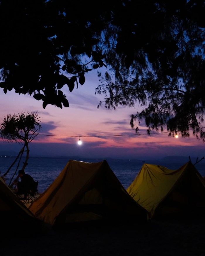 cắm trại tại cù lao mái nhà phú yên