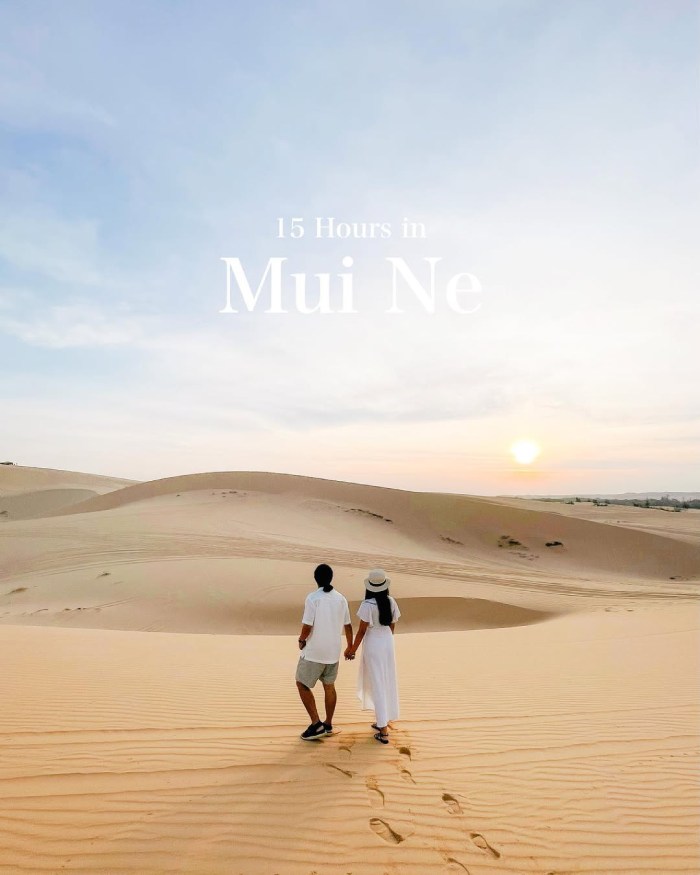 du lịch Đồi Cát Trắng Mũi Né với thiên nhiên tuyệt vời