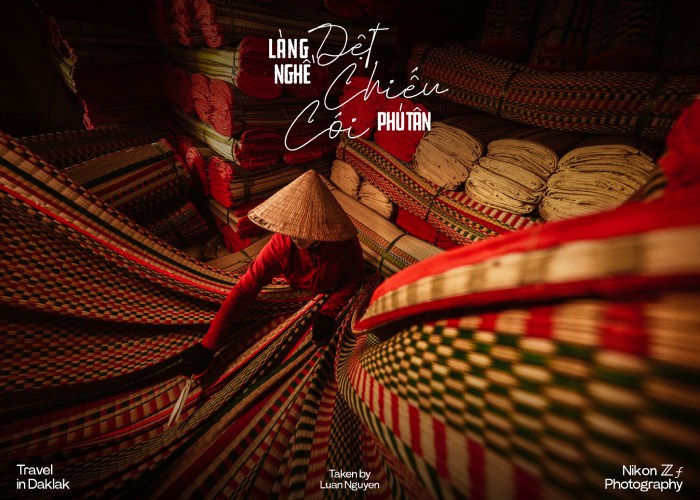 làng nghề dệt chiếu cói Phú Tân mang nhiều nét đẹp văn hóa