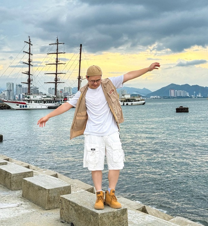 Thời điểm nào ở bờ kè làng Chụt Nha Trang lên ảnh cũng đẹp