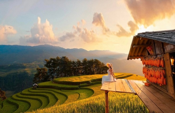 Đường lên Đồi Móng Ngựa Mù Cang Chải có đoạn khó nhằn