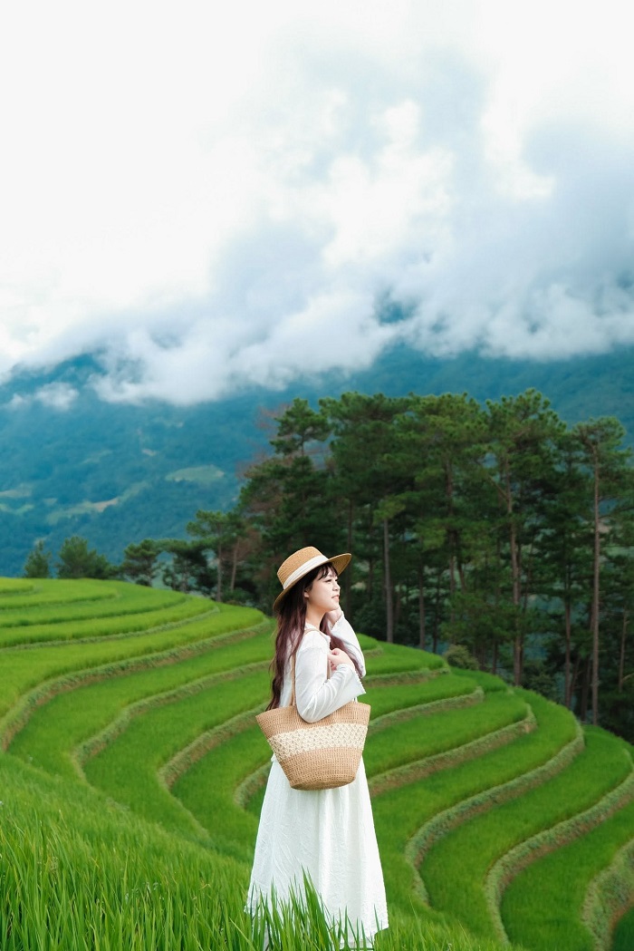 Góc nào ở Đồi Móng Ngựa Mù Cang Chải lên hình cũng nhức nách