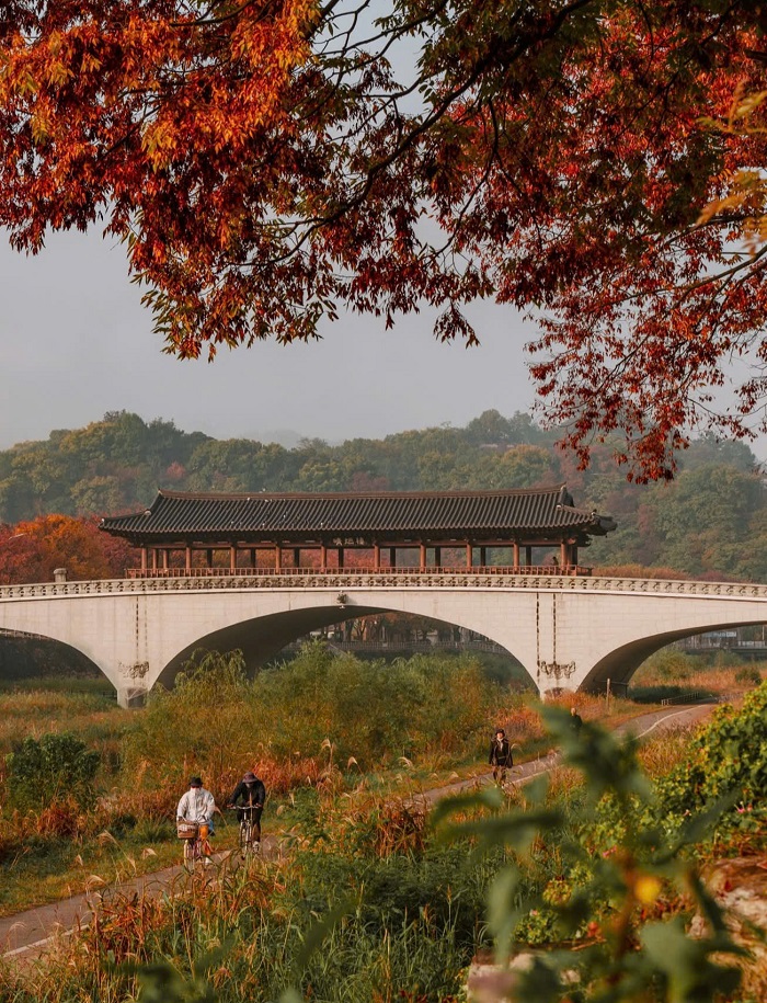 du lịch Hàn Quốc mùa thu Góc nào ở Làng cổ Jeonju Hanok cũng nên thơ du lịch Hàn Quốc mùa thu