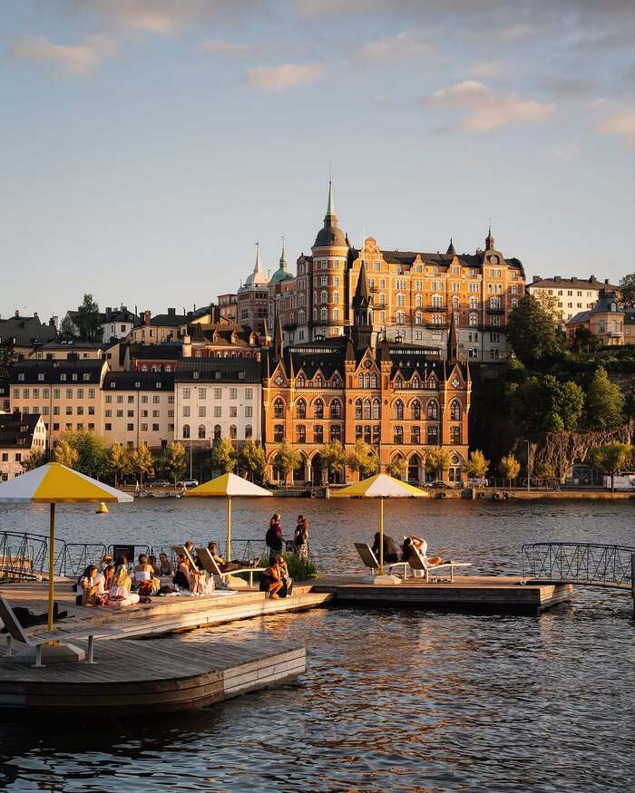 Khu phố cổ Gamla Stan Thụy Điển là nơi Stockholm ra đời hơn 700 năm trước