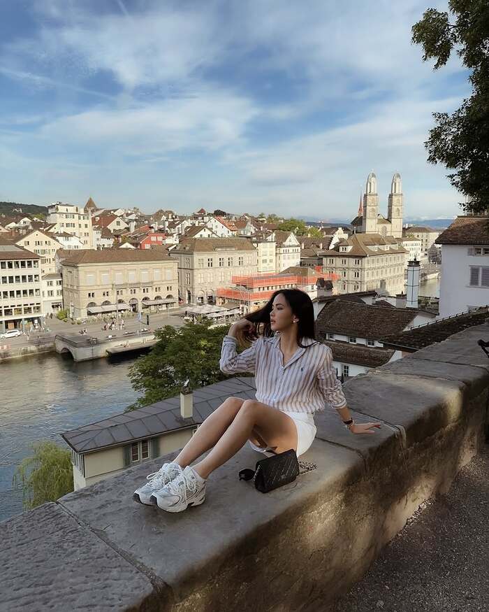 Ngắm khu phố cổ Luzern Thụy Sĩ bên sông Reuss