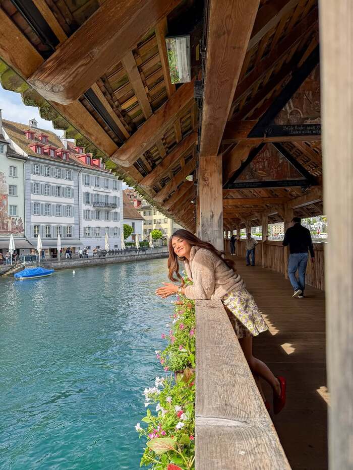 Đi dạo khám phá khu phố cổ Luzern Thụy Sĩ 