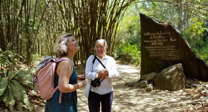 Không gian thoáng đãng của Làng tre Phú An Bình Dương