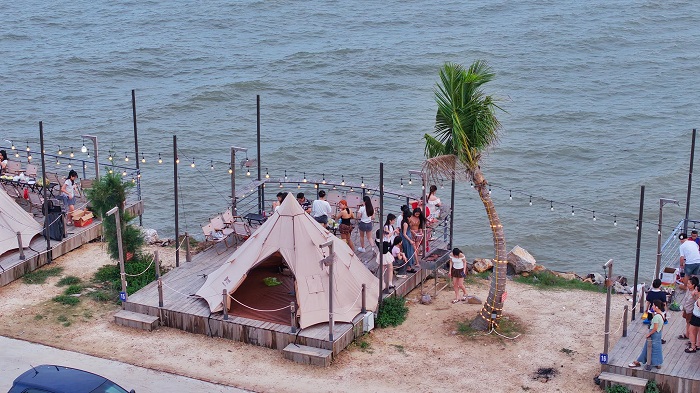 SOL Camping Hải Phòng có nhiều dạng lều cho du khách lựa chọn