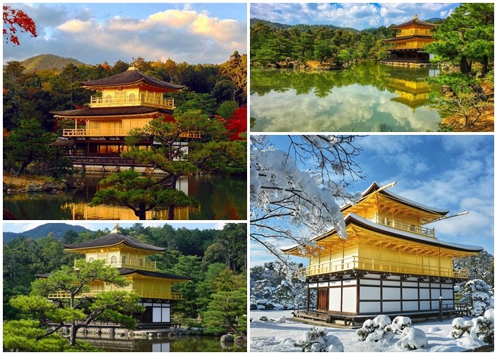 The most beautiful temples in Japan have a picture-like scene