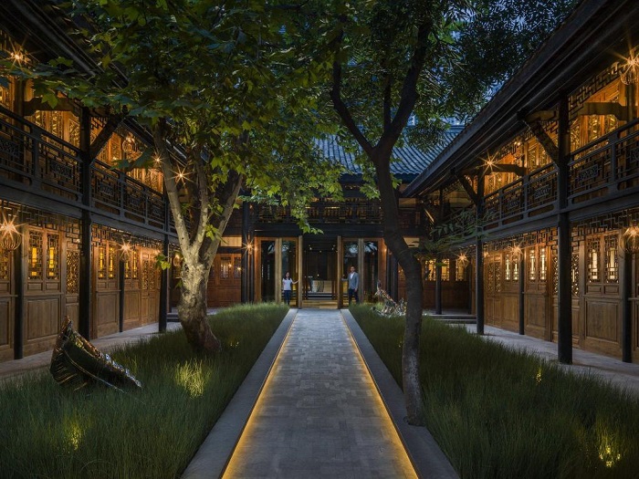 khách sạn Châu Á có kiến trúc độc đáo