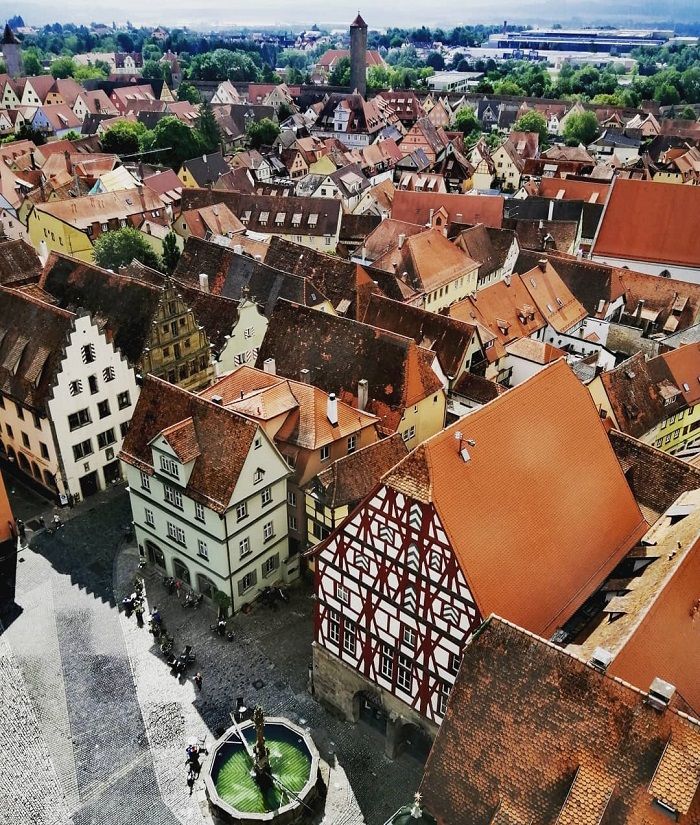  thị trấn ở Châu Âu Rothenburg