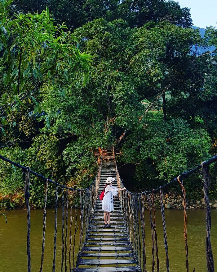 cầu treo ở Sapa