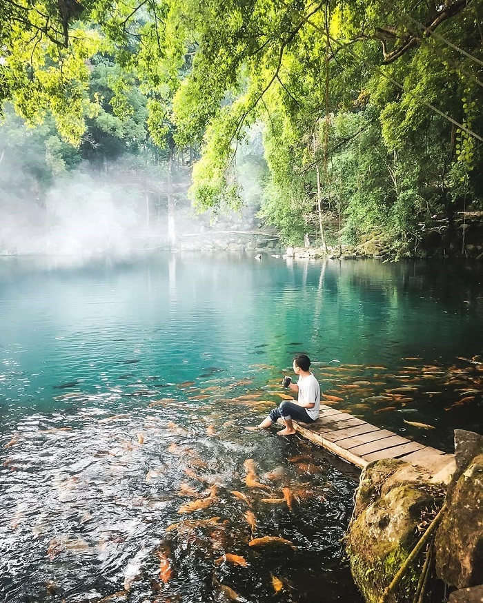 hồ cá chép Telaga Biru Cicerem 